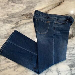White House Black Market Mid Rise Boot Cut Jeans